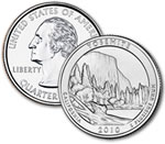 2010-P Yosemite National Park Quarter - Uncirculated