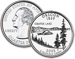 2005-D Oregon Statehood Quarter